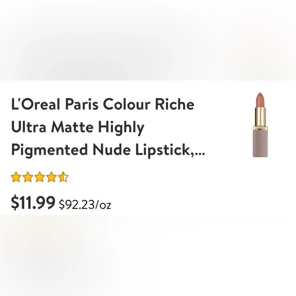 $20 for 4 L’Oréal lipstick